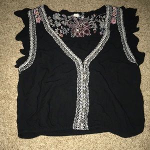 American Eagle cute boho top